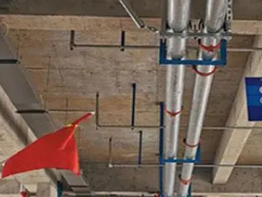 武穴管廊支架的安装方法
